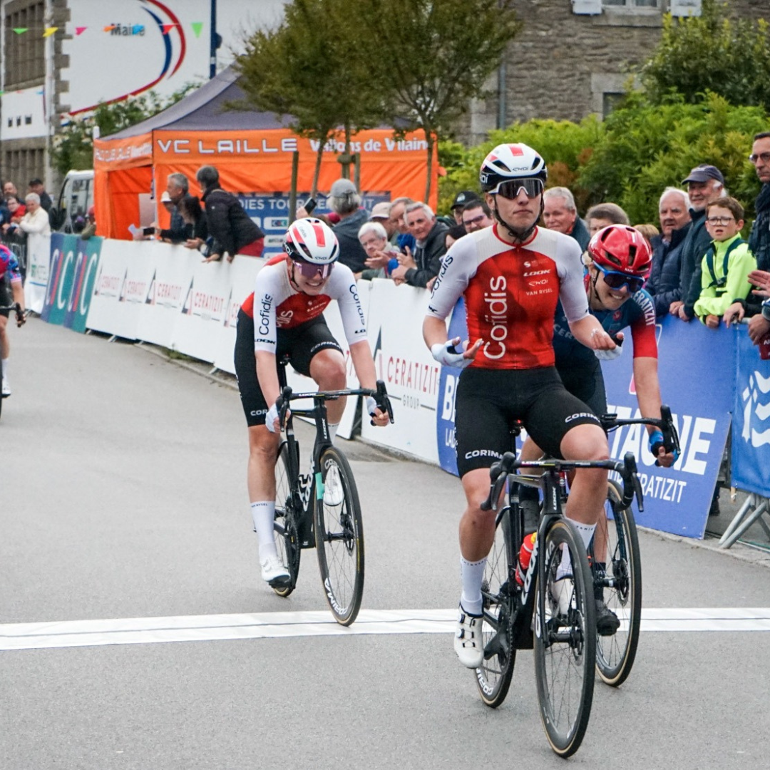  Valentine Fortin (Cofidis) wins 2 stages on the Bretagne Ladies Tour