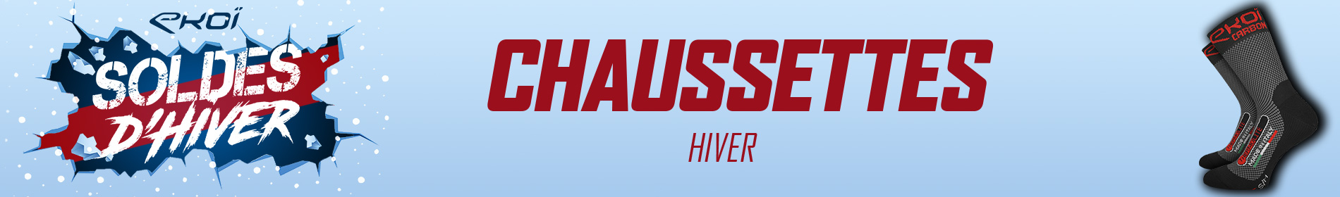 SOLDES EKOI Chaussettes hiver