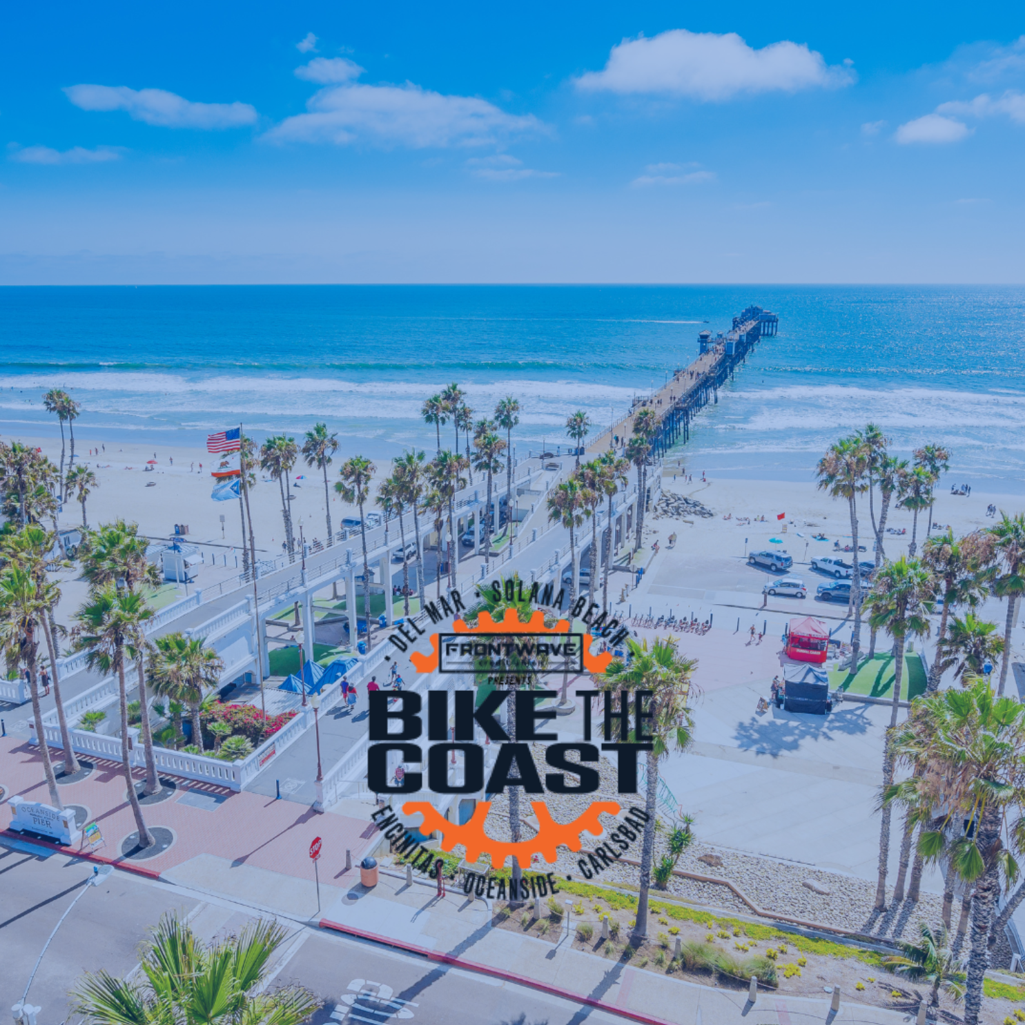 Dorsal para la Bike the Coast Oceanside GRATIS